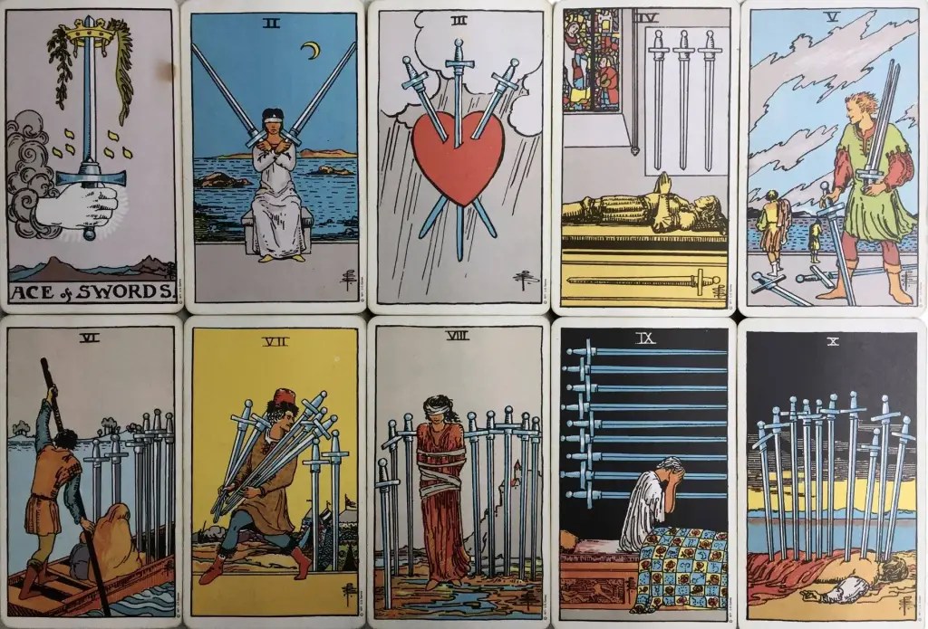 Nováčik v tarote? (4) Malá Arkána: Meče