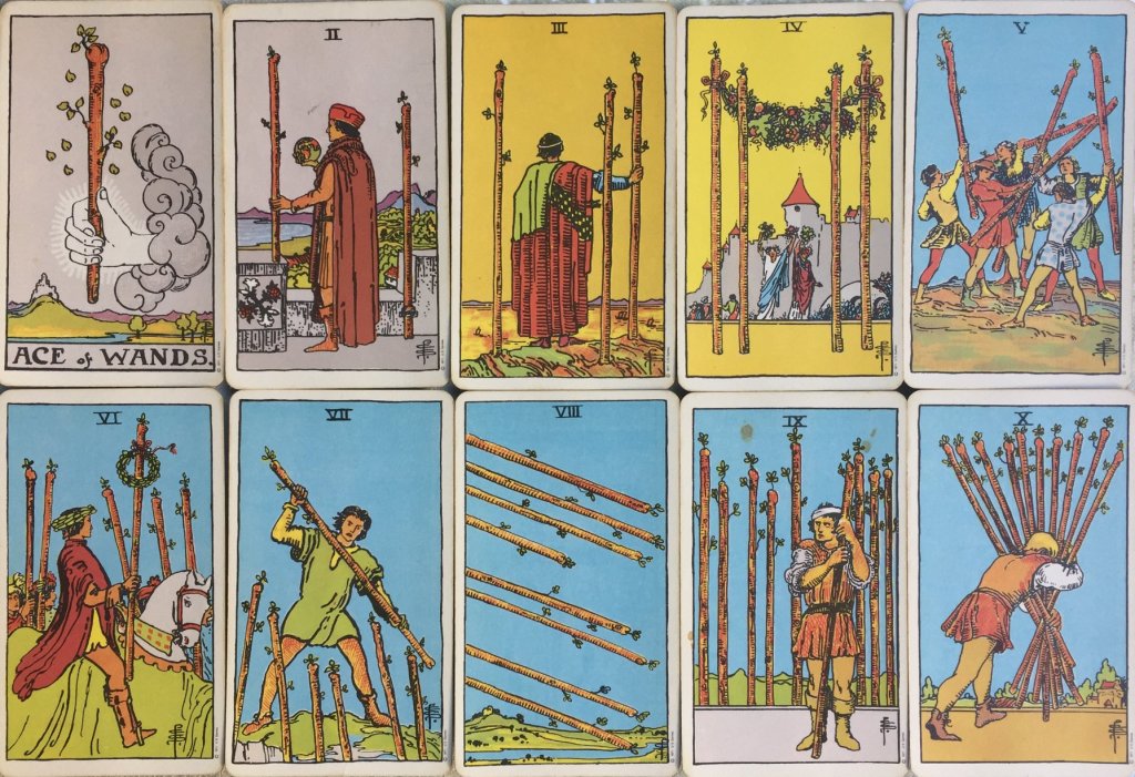 Nováčik v tarote? (6) Malá Arkána:&nbsp;Palice