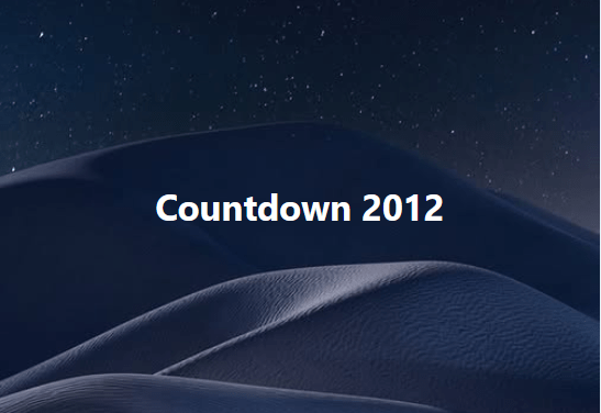 Countdown 2012: 297 – vychutnajme si&nbsp;život