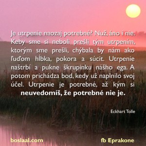potrebne utrpenie