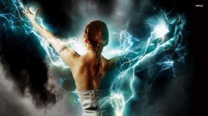 woman-lightning