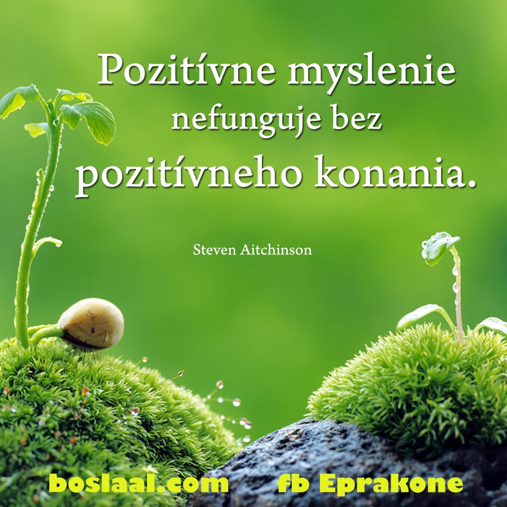 Myslenie nefunguje bez&nbsp;konania