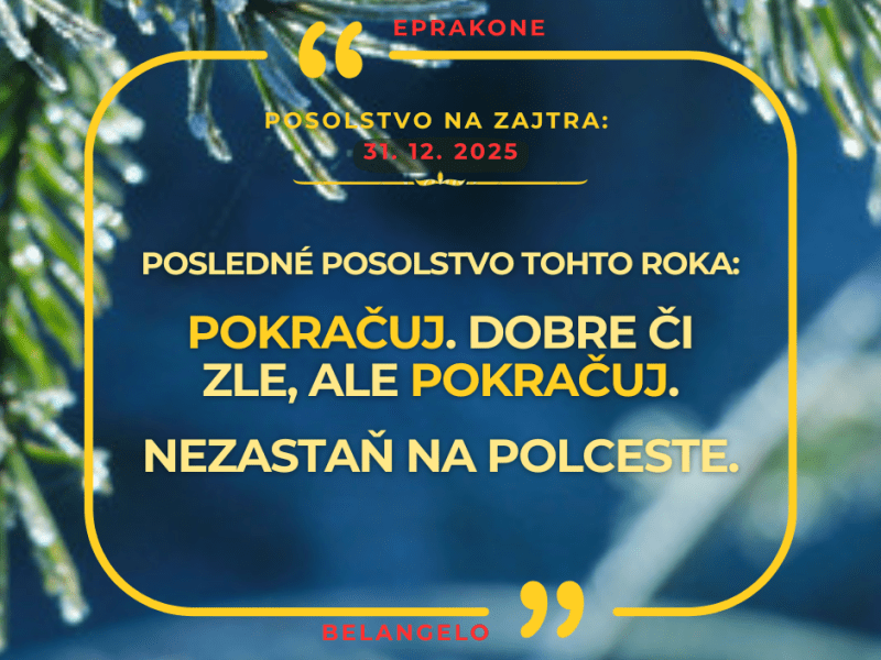 Posolstvo na zajtra
